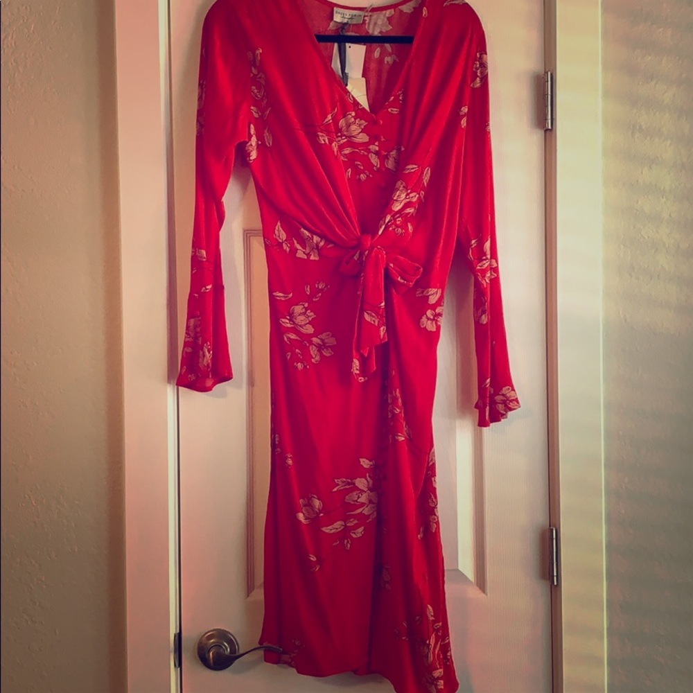 Boho wrap dress